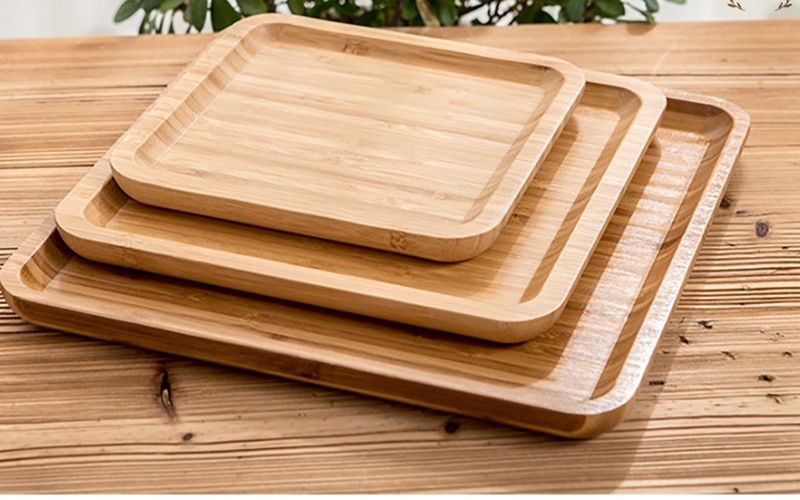 Khay gỗ nhỏ - Decor bàn trà độc đáo