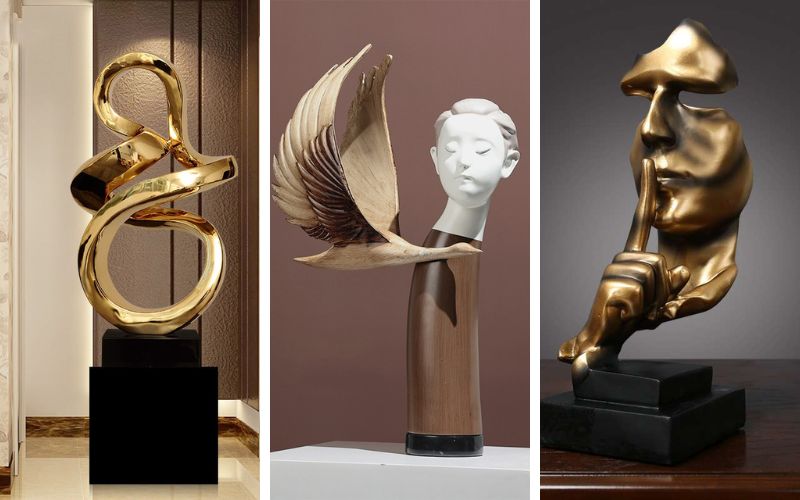 Top 5 loại tượng decor ấn tượng giúp nâng tầm không gian sống